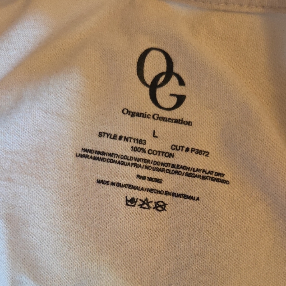 Butterfly Dreamer Moon Star Sun Daisy White Short Sleeve Tshirt - Picture 6 of 6